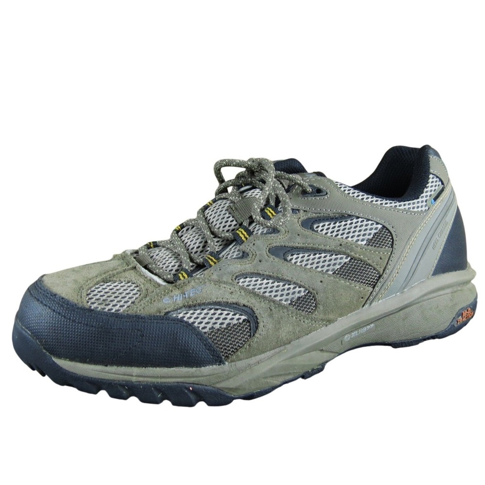 Hi-Tec Trail Blazer Low Men's 11 Brown‎ Suede Mesh Hiking Shoes Comfort